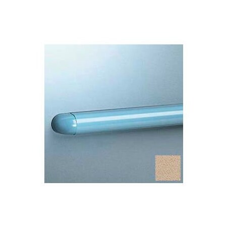 Pawling Accent Rail, Rounded W/Aluminum Retainer, 1-1/8"H x 12'L, Tan EB-25-12-3
